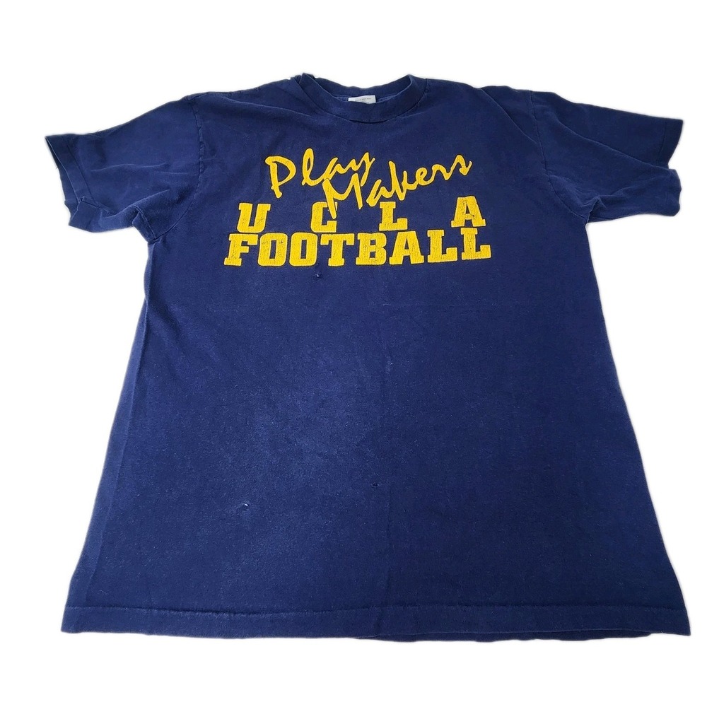 Vintage UCLA Playmakers Football Shirt Men's Size XL Hanes Beefy-T Single Stitch